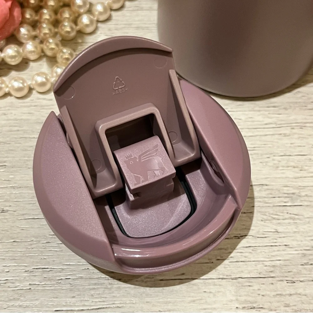 STANLEY Aerolight Transit Bottle Cup 20 Oz CASHMERE Rose Pink Gold - Picture 6 of 11